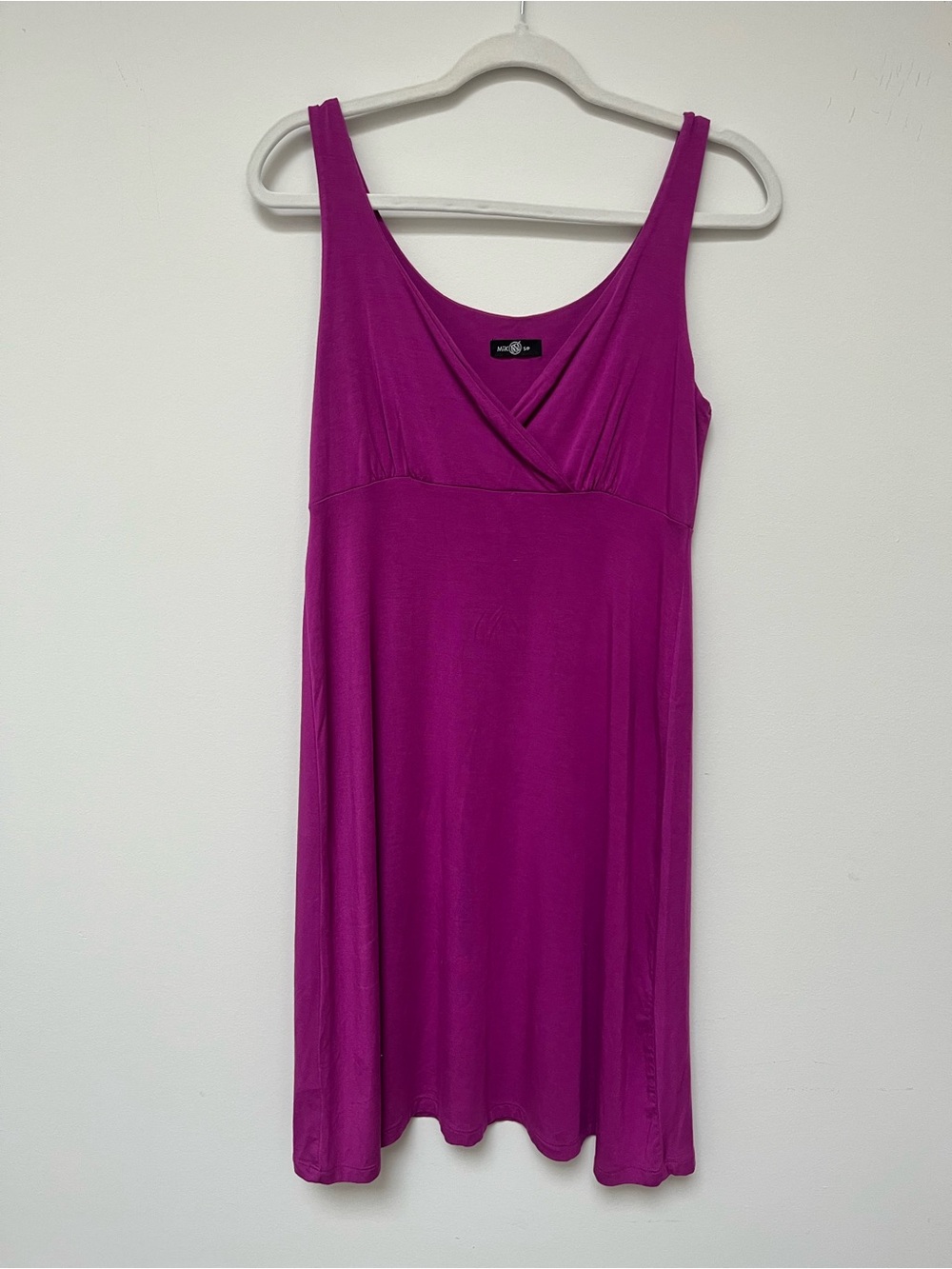 Miik crossover tank dress, raspberry